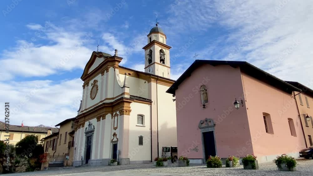 Bellagio, lake Como, Italy, the saint John parish church Bellagio, lake Como, Italy, the saint John parish church