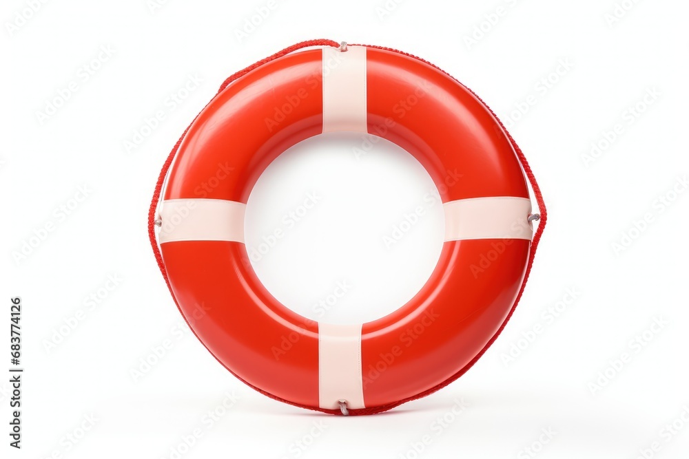 Swim ring isolated anchors on white background Swim ring isolated anchors on white background