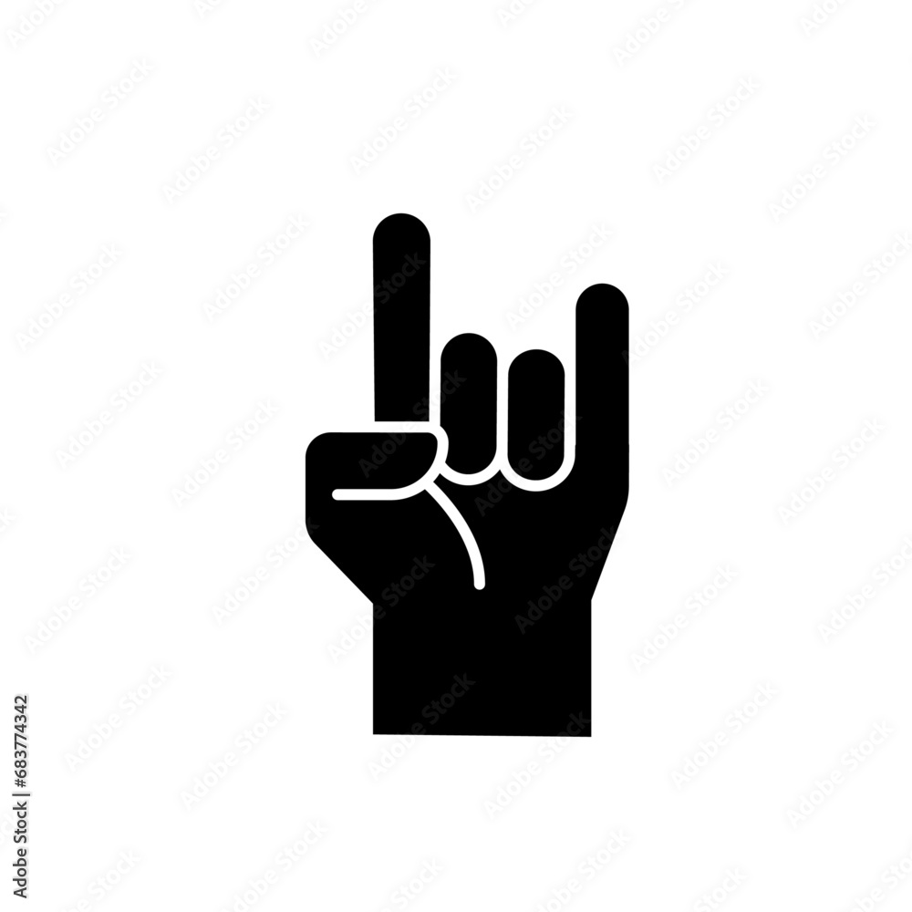 Finger icon stock vector illustration Finger icon stock vector illustration