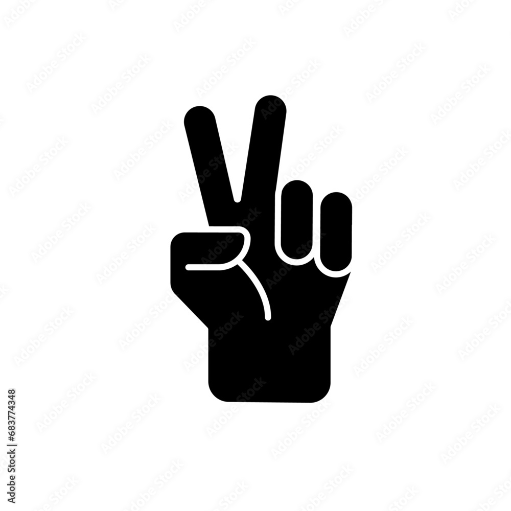 Finger icon stock vector illustration Finger icon stock vector illustration