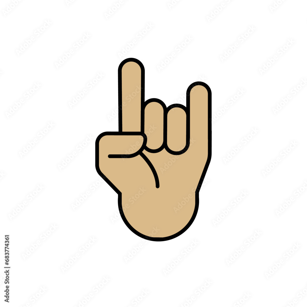 Finger icon stock vector illustration Finger icon stock vector illustration