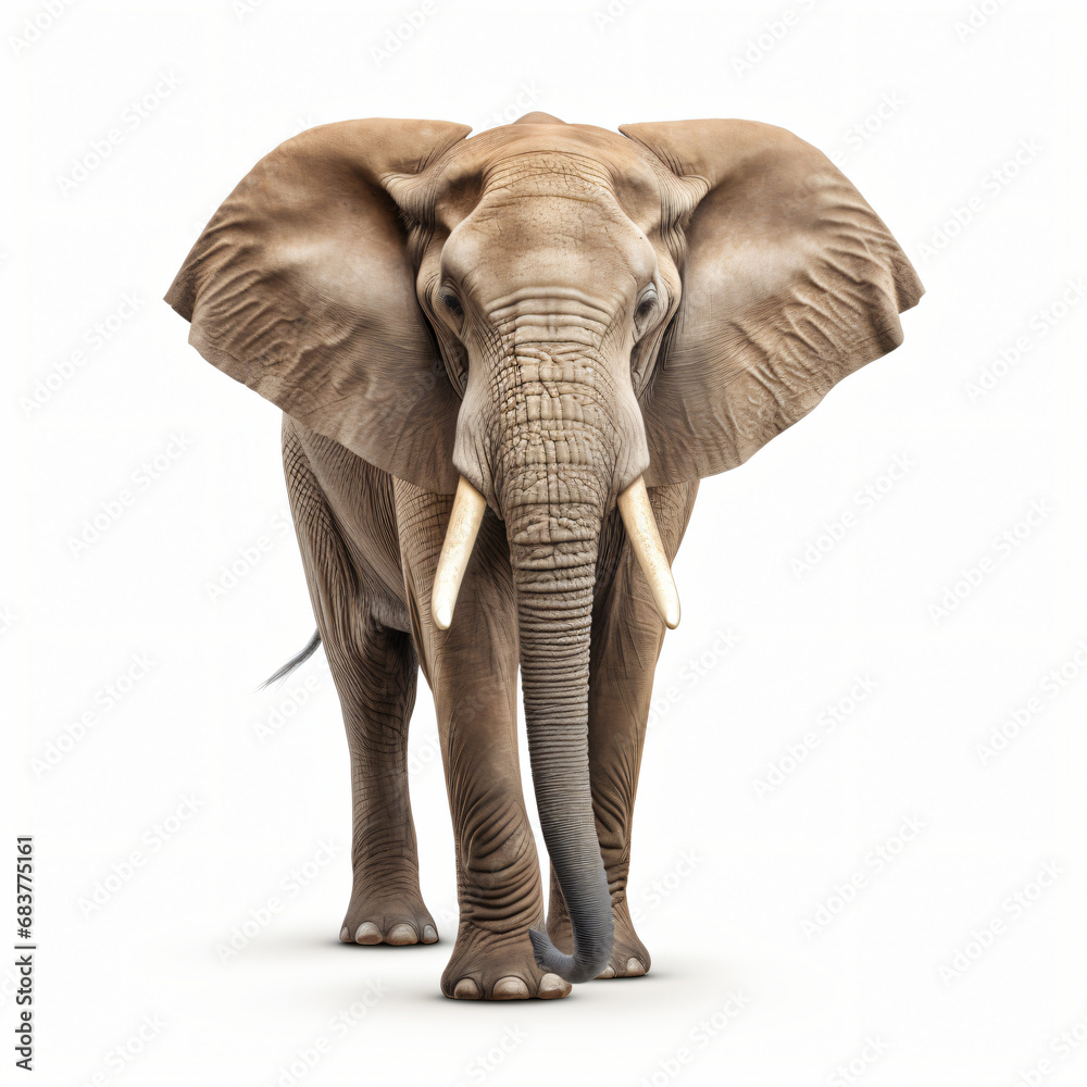 Elephant on Plain