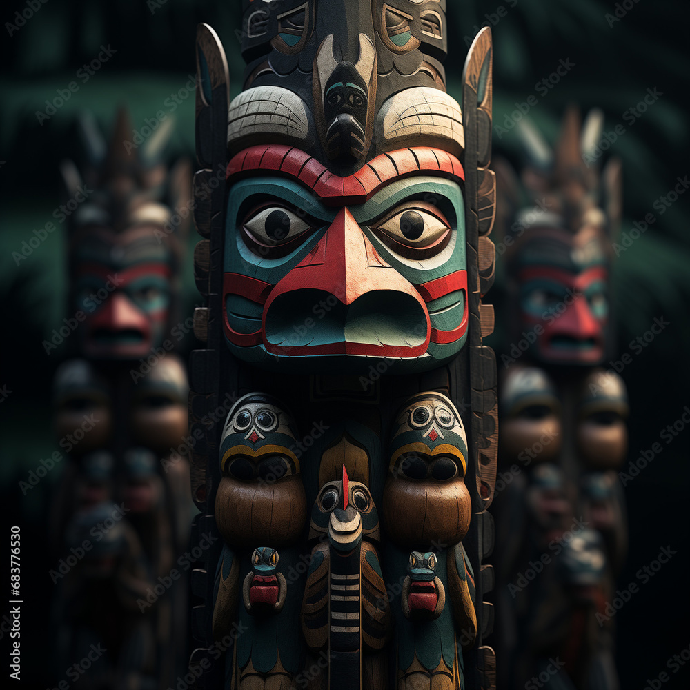 Spiritual Native American Totem Poles Spiritual Native American Totem Poles