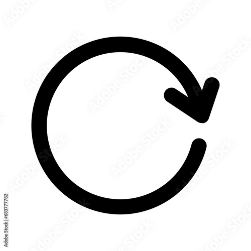 reload line icon