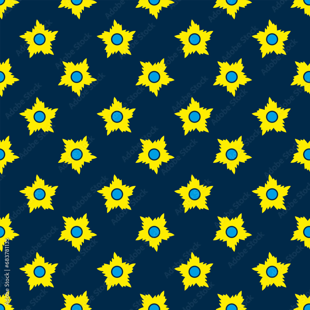 Botanical flower pattern. Seamless nature vector Botanical flower pattern. Seamless nature vector