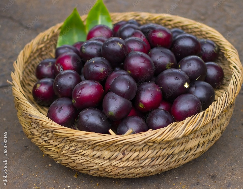 Fresh Jamun fruits Fresh Jamun fruits