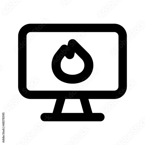 trending topic line icon