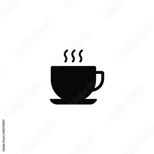 Coffee cup icon  Coffee cup sign vector