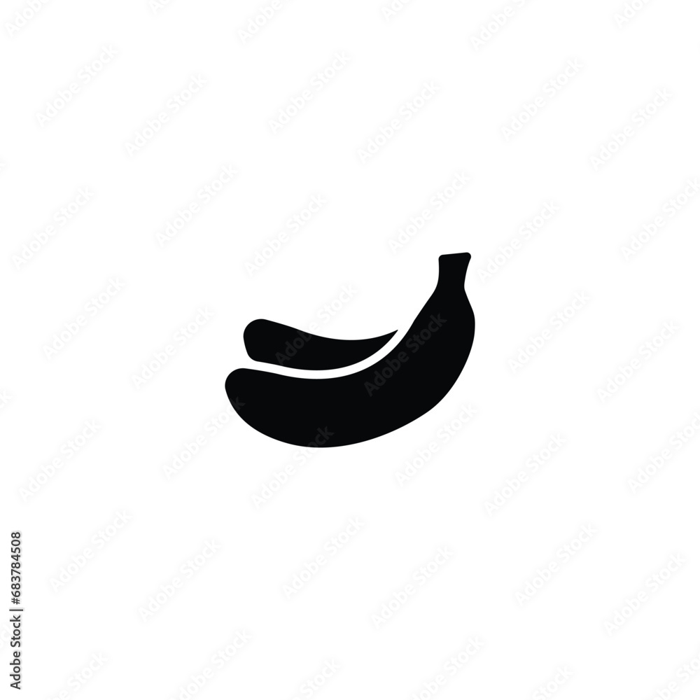 Banana icon, Banana fruit sign vector Banana icon, Banana fruit sign vector