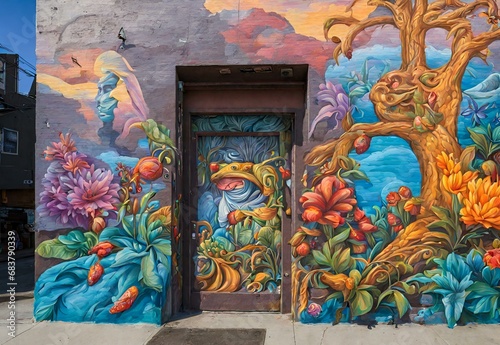Mural Magic: California's San Francisco Mission District Street Art.