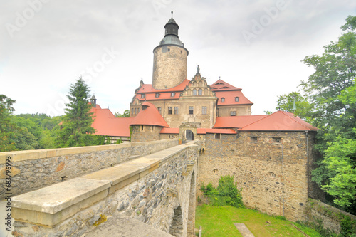 Czocha Castle ( German: Tzschocha) - a defensive castle in the village of Sucha in Poland