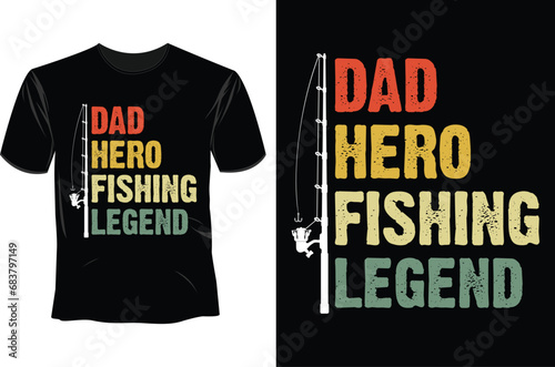 Fishing T Shirt Design Template
