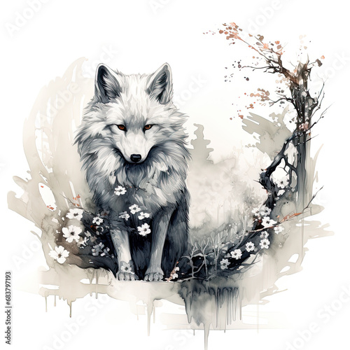 Snowy Winter Fox Backgrounds