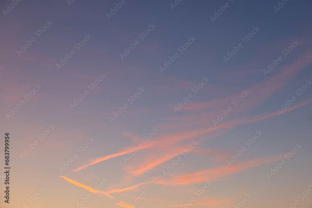 Sunset Sky on Twilight in the Evening with Orange Gold Sunset Cloud Nature Sky Backgrounds, Horizon Golden Sky, Sunrise clouds Gorgeous, Dusk sky. Sunset Sky on Twilight in the Evening with Orange Gold Sunset Cloud Nature Sky Backgrounds, Horizon Golden Sky, Sunrise clouds Gorgeous, Dusk sky.