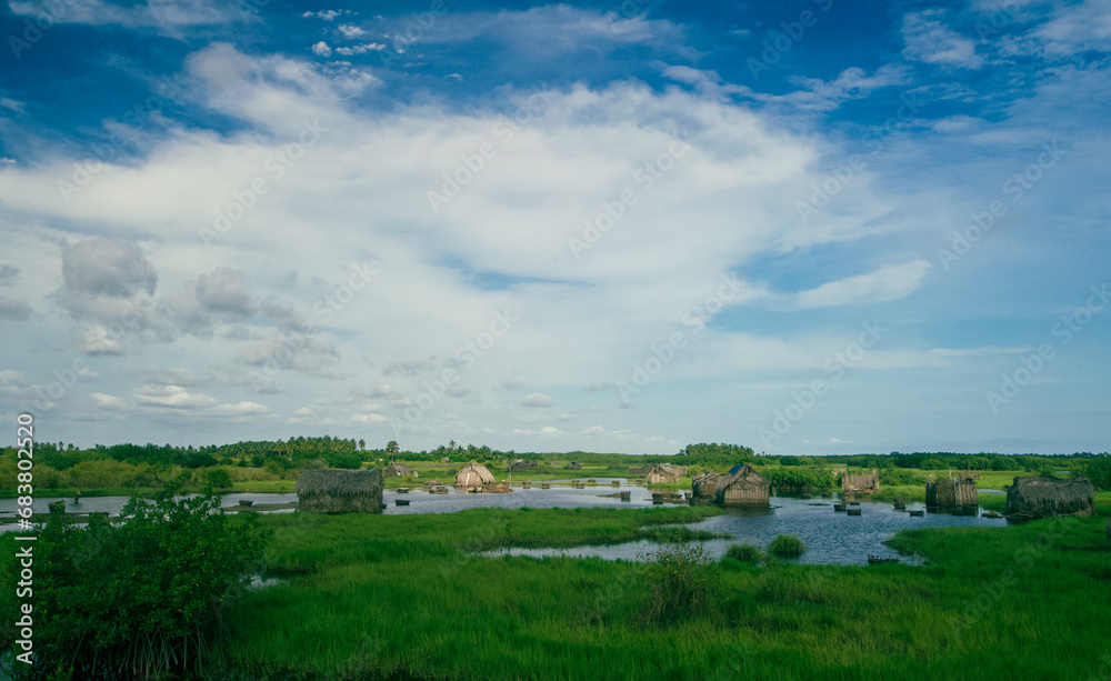 Beautiful view of Djègbadji, Benin Beautiful view of Djègbadji, Benin