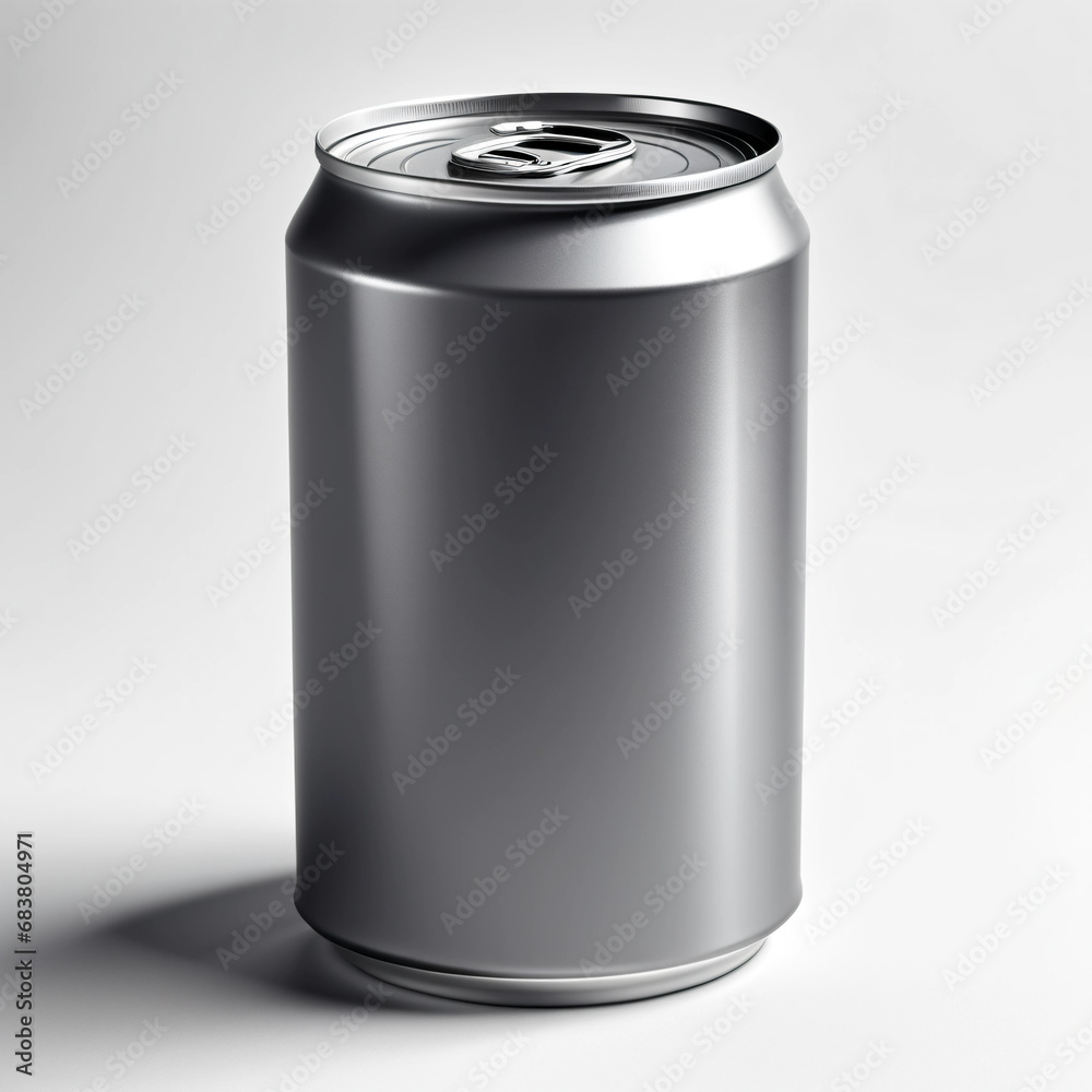 Mockup de latinha de metal vazia. Uma Lata de alumínio isolado visto de perto em fundo branco ou em fundo transparente. Mockup de latinha de metal vazia. Uma Lata de alumínio isolado visto de perto em fundo branco ou em fundo transparente.