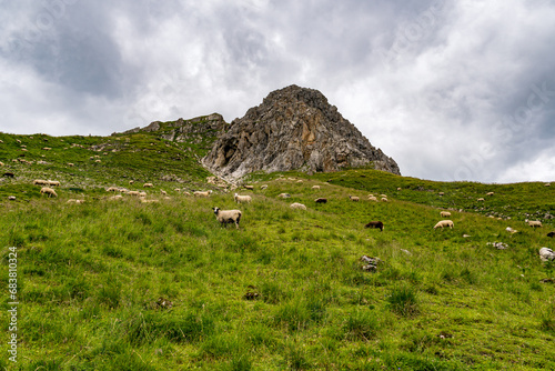 Hike to the Hochkuenzelspitze in Vorarlberg Austria from Schroecken via the Biberacher Hut