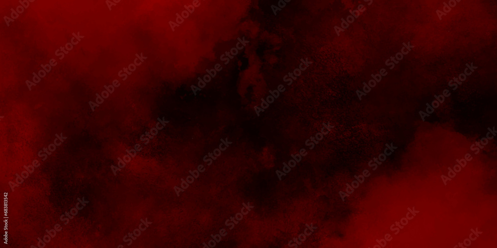 Grungy red canvas background or texture. Scary Red and black horror background. Dark grunge red concrete Dark gray-red concrete. Grungy red canvas background or texture
