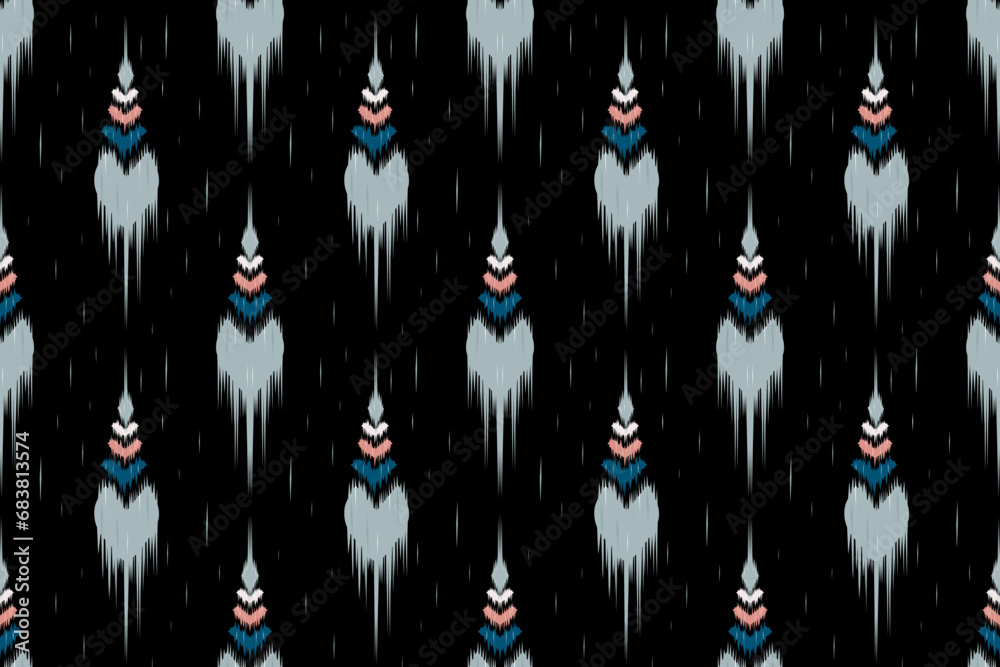 Illustration of Ethnic abstract background. Seamless pattern in tribal, folk embroidery, Mexican style. Aztec geometric art ornament print.Design for carpet, clothing, wrapping, fabric, textile Illustration of Ethnic abstract background. Seamless pattern in tribal, folk embroidery, Mexican style. Aztec geometric art ornament print.Design for carpet, clothing, wrapping, fabric, textile