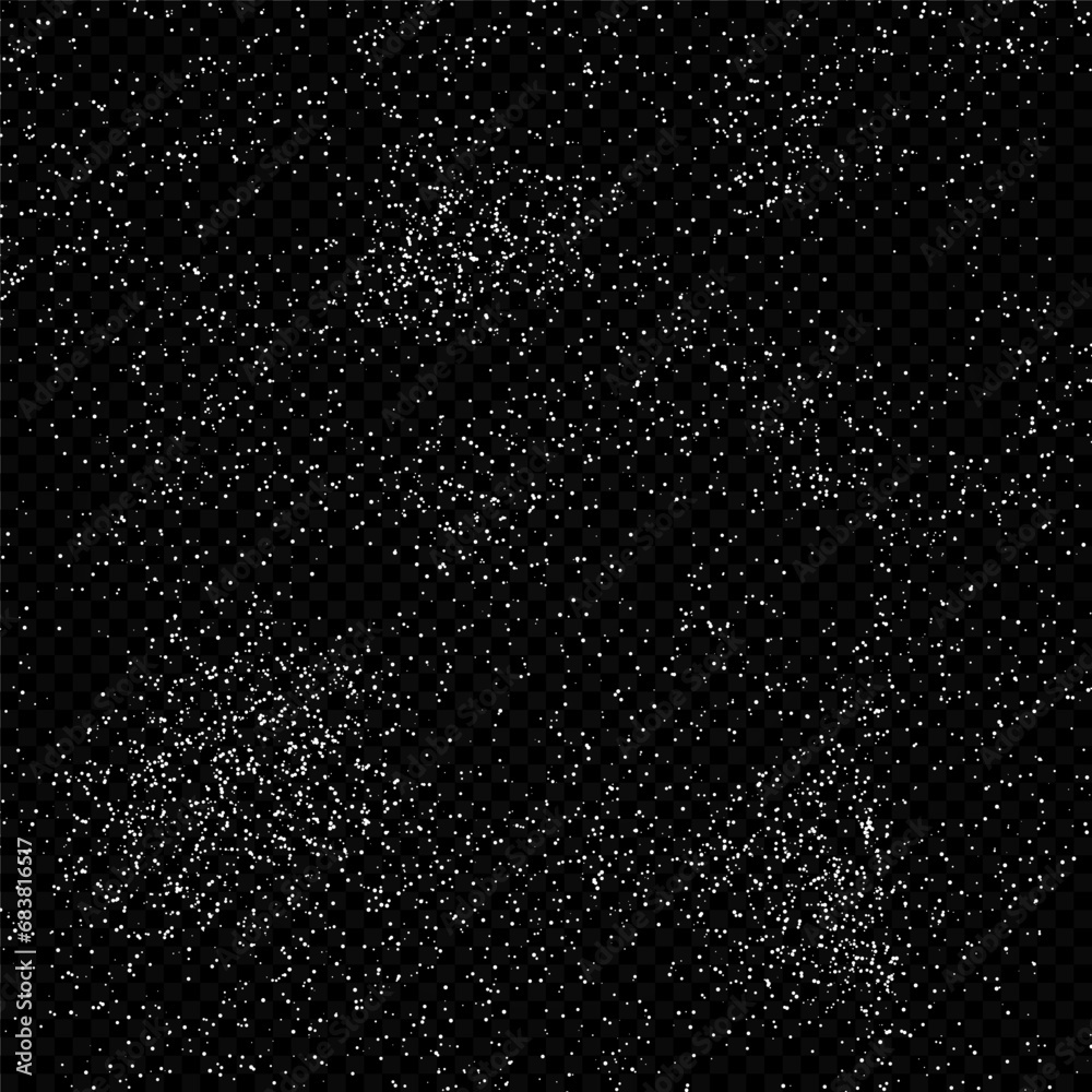 Obraz premium Falling snow particles.