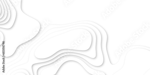 Abstract white papercut background 3d realistic design use for ads banner and advertising print design vector. 