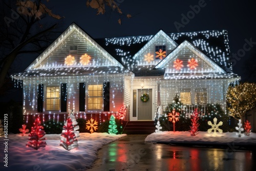 Interactive Christmas Light Display with Music and Motion Sensors