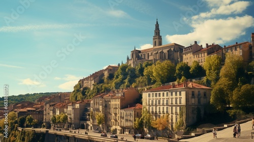 Lyon, the hill of Croix-Rousse slopes