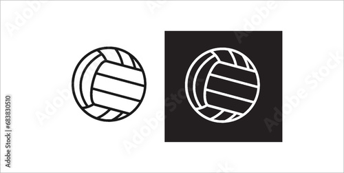 vector image of volley ball photo