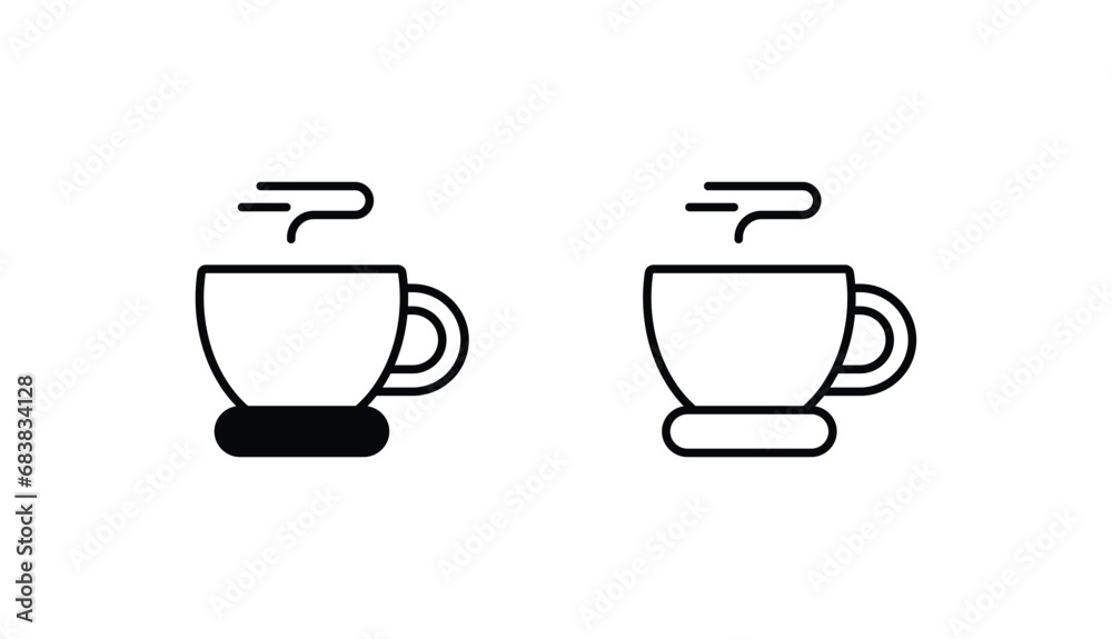 Coffee icon design with white background stock illustration Coffee icon design with white background stock illustration