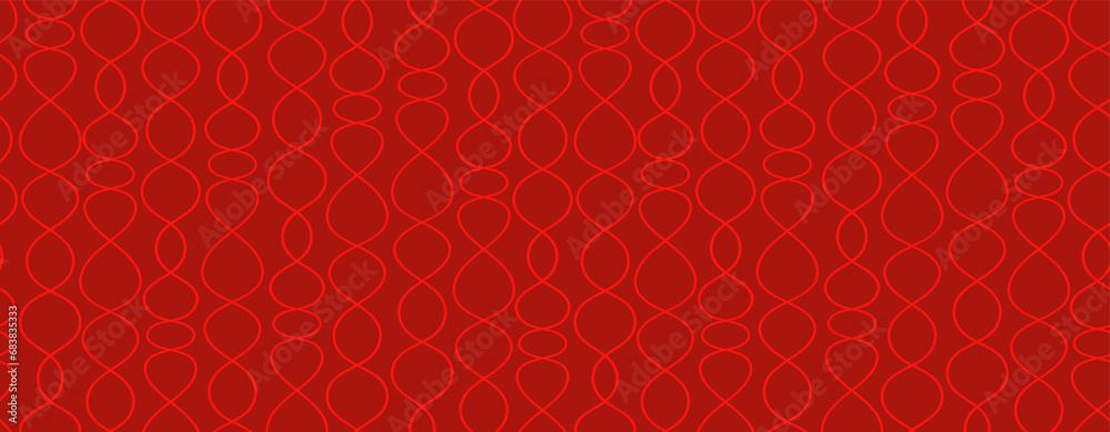 Happy New Year deep red design. Chinese New Year. Red banner with hand-drawn with thin chains. Happy New Year deep red design. Chinese New Year. Red banner with hand-drawn with thin chains.