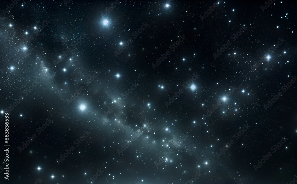 Dark starry night sky wallpaper.