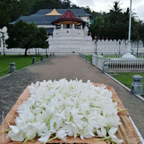 Temple of the tooth relic Kandy Sri Lanka