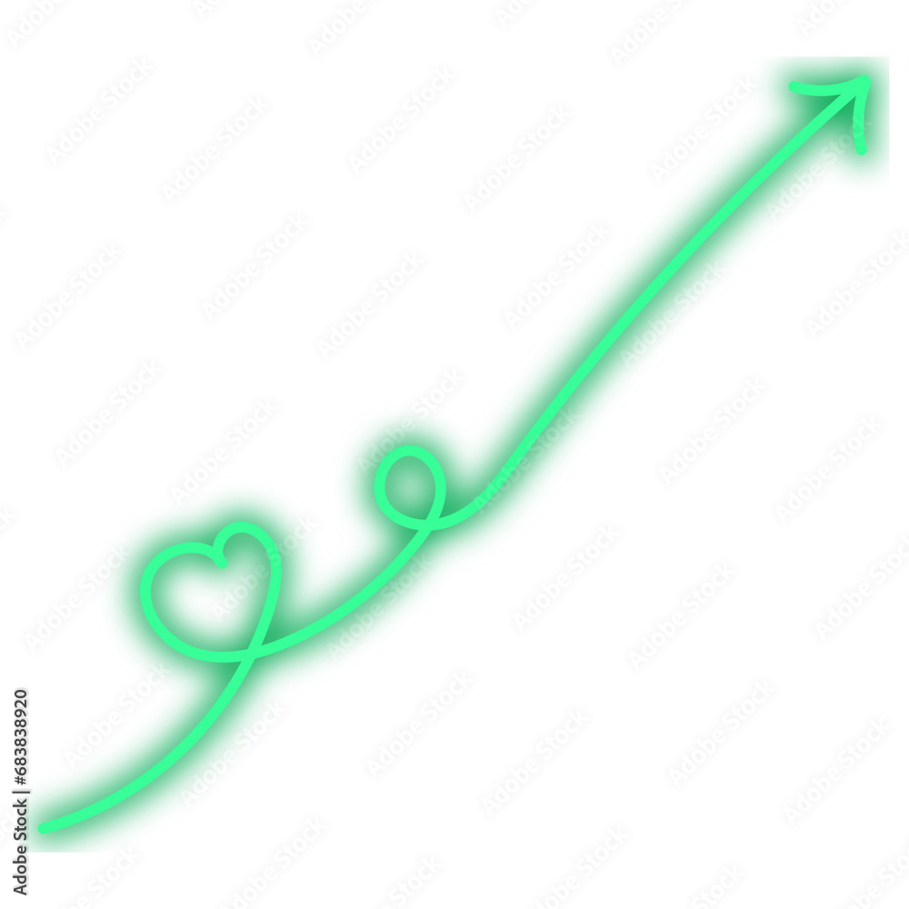Neon Aesthetic Arrow Neon Aesthetic Arrow
