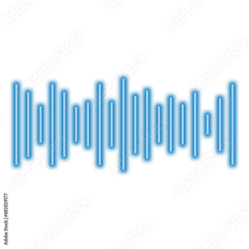 Neon Audio Wave