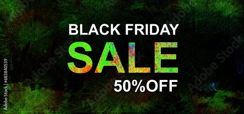 Black Friday sale beautiful and colorful design