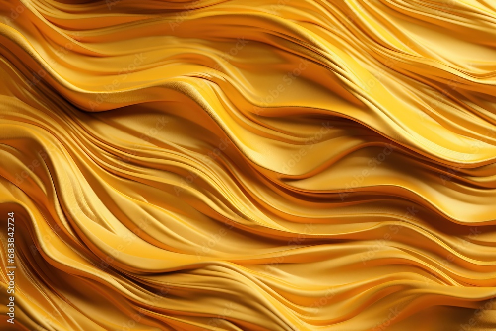 Obraz premium Abstract gold metallic, foil, fabric with geometry, lines material background, seamless wallpaper texture. Great as banner, luxury product cover, happy new year postcard.