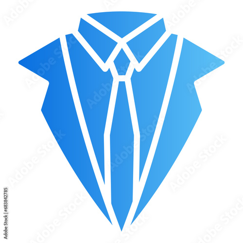 tuxedo gradient icon