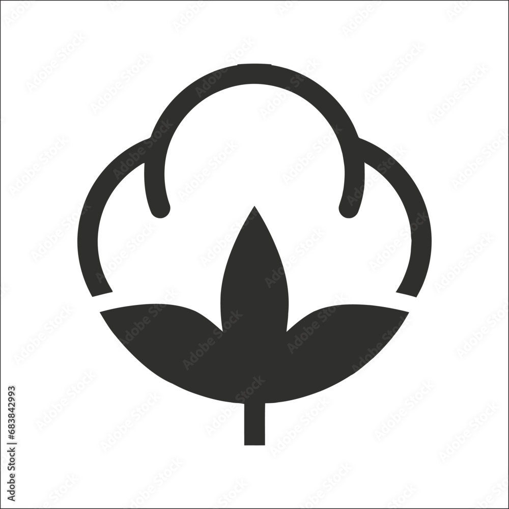 Cotton Fiber Icon Cotton Fiber Icon