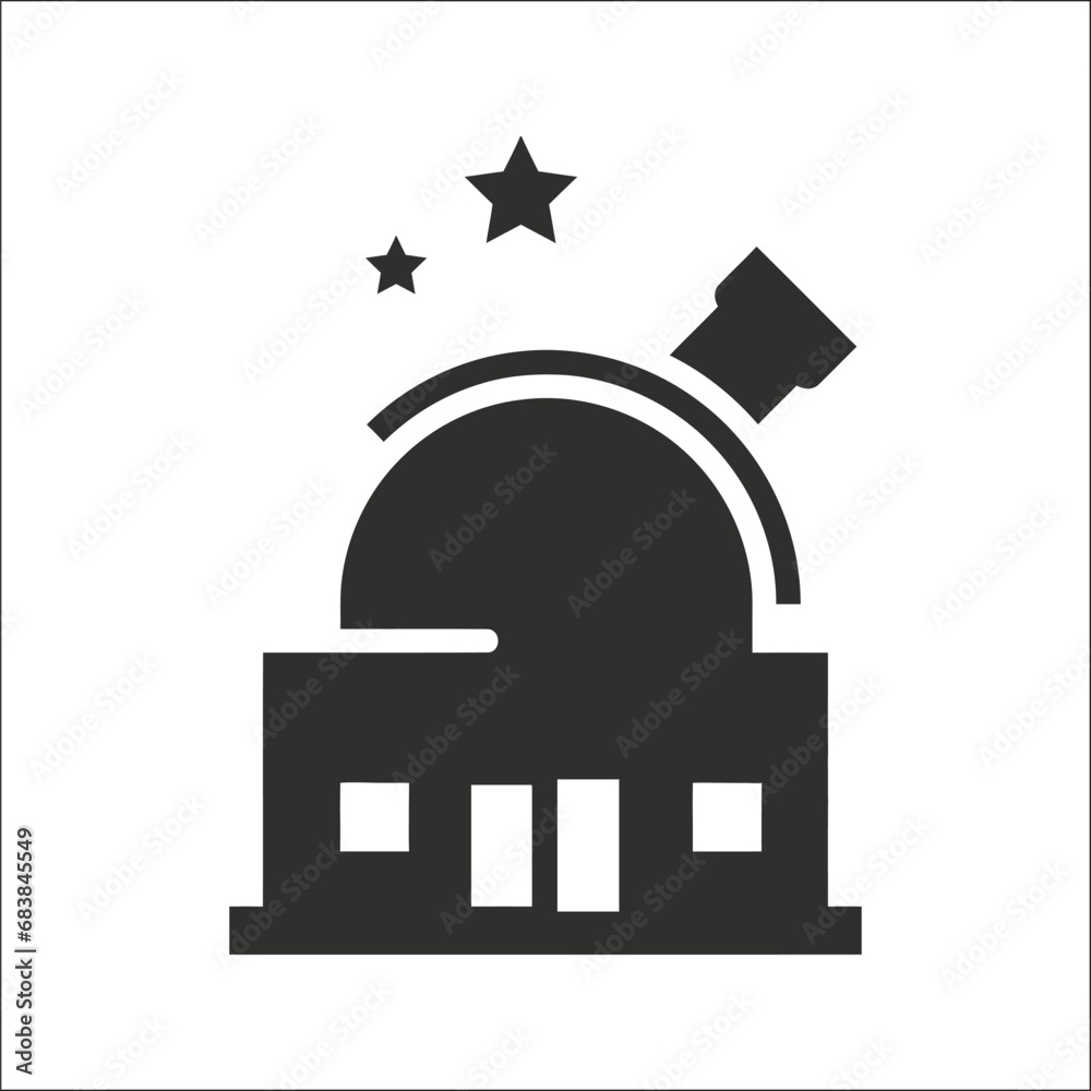 Observatory Telescope Icon