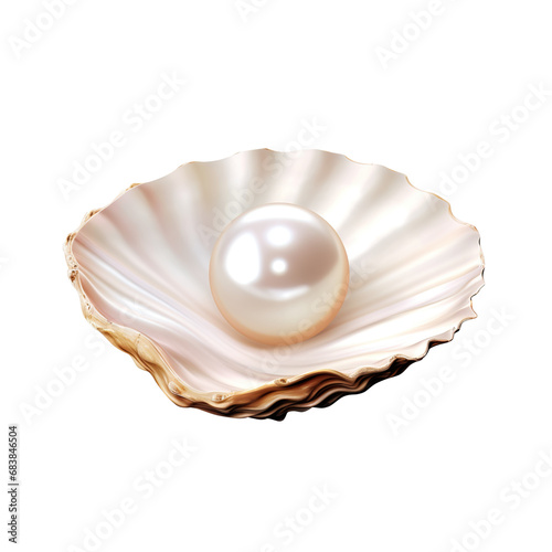 pearl necklace in a shell