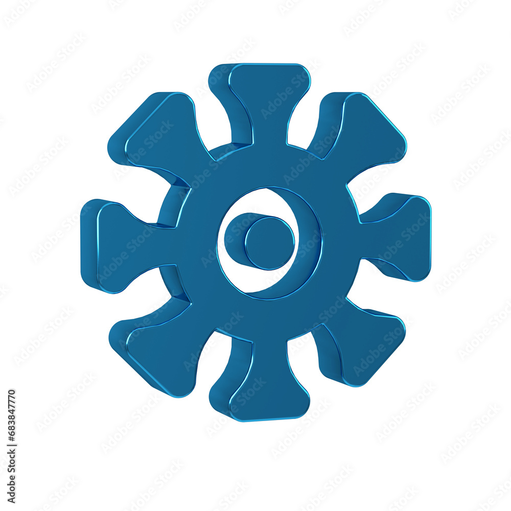 Blue Bacteria icon isolated on transparent background. Bacteria and germs, microorganism disease causing, cell cancer, microbe, virus, fungi. Blue Bacteria icon isolated on transparent background. Bacteria and germs, microorganism disease causing, cell cancer, microbe, virus, fungi.