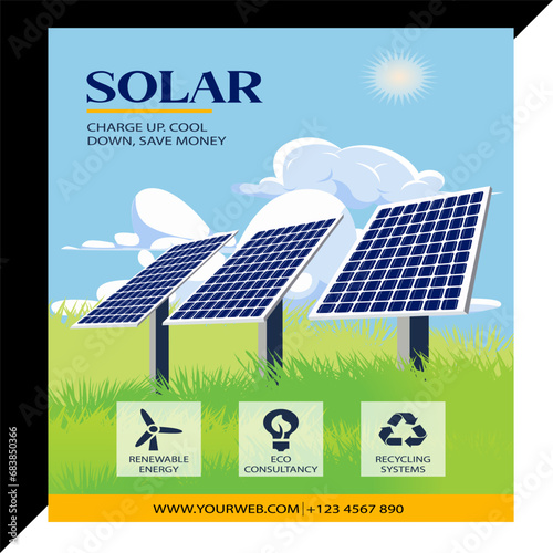 solar panel with panels
