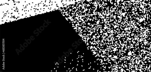 Black geometruc shapes on a white background. Absteact wallpaper. photo