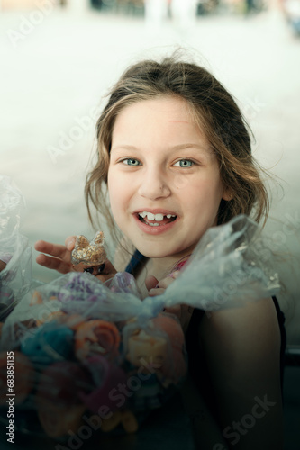 portrait of a  little girl