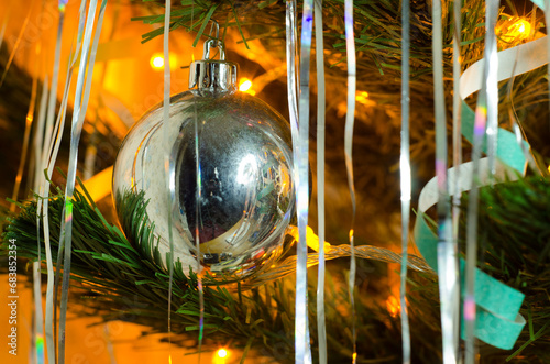 Obraz na płótnie christmas tree w salonie
