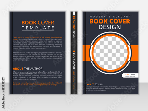 Business Book Cover Design Vector Template