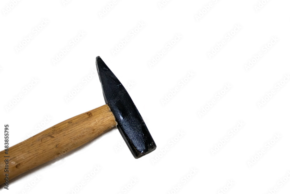 Metal sledgehammer. Metal and wood hammer isolated on white background Metal sledgehammer. Metal and wood hammer isolated on white background