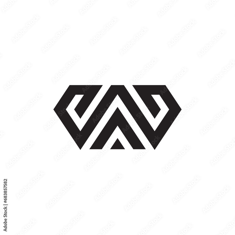 Best WA Letter Monogram Logo Design Best WA Letter Monogram Logo Design