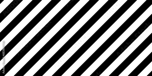 vector stripes pattern. geometric diagonal vector background. black and white lines on paper photo