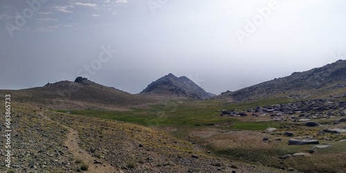 panorama of the mountains view